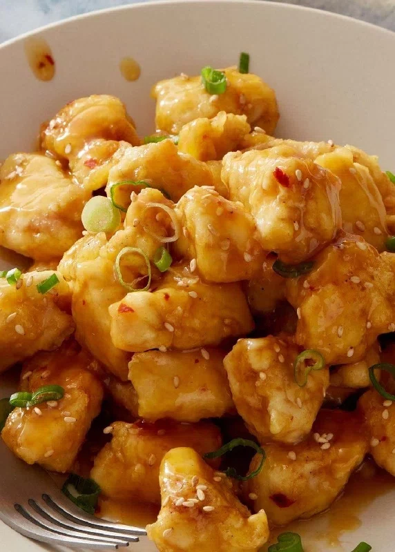 Orange chicken in air fryer