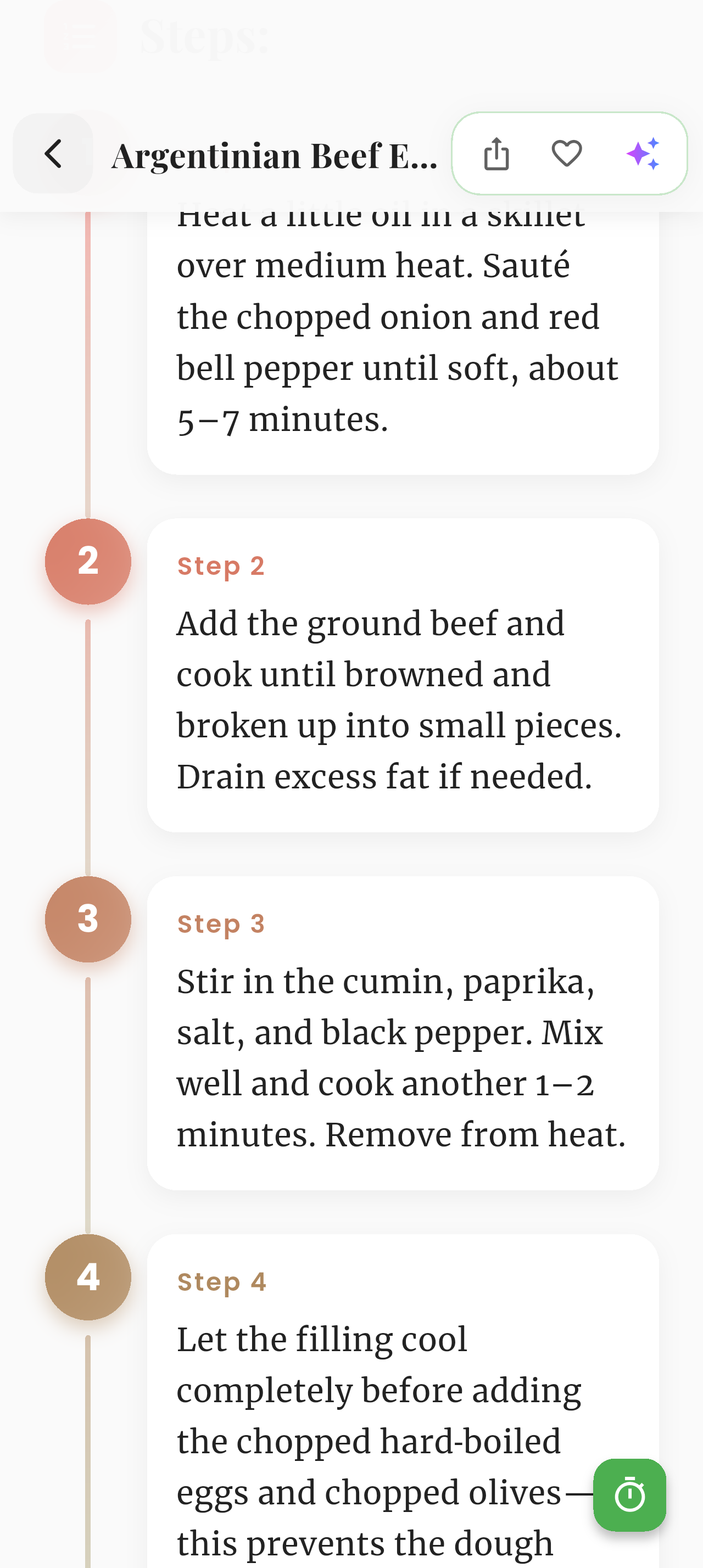 Recipes Airfryer app recipe screen