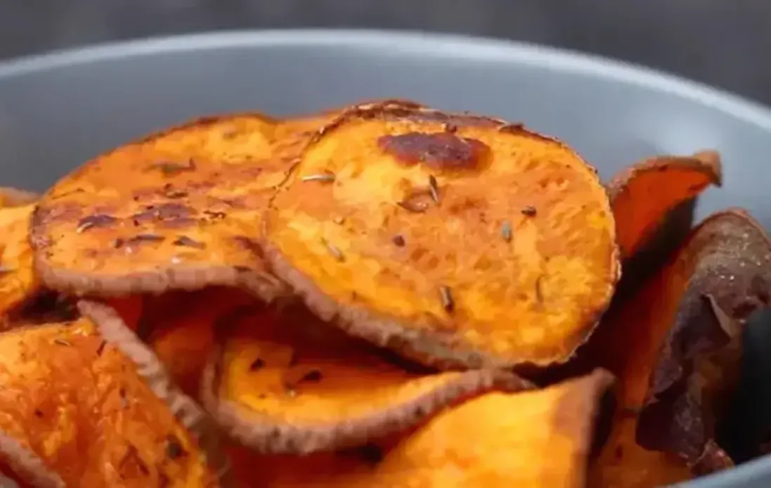 Air Fryer Sweet Potato Chips