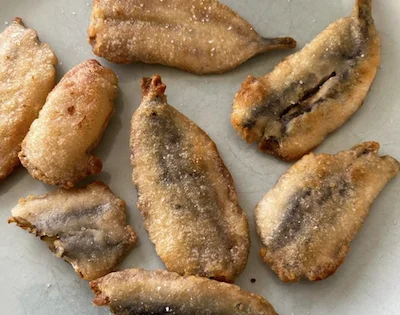 Anchovies in batter in Air Fryer
