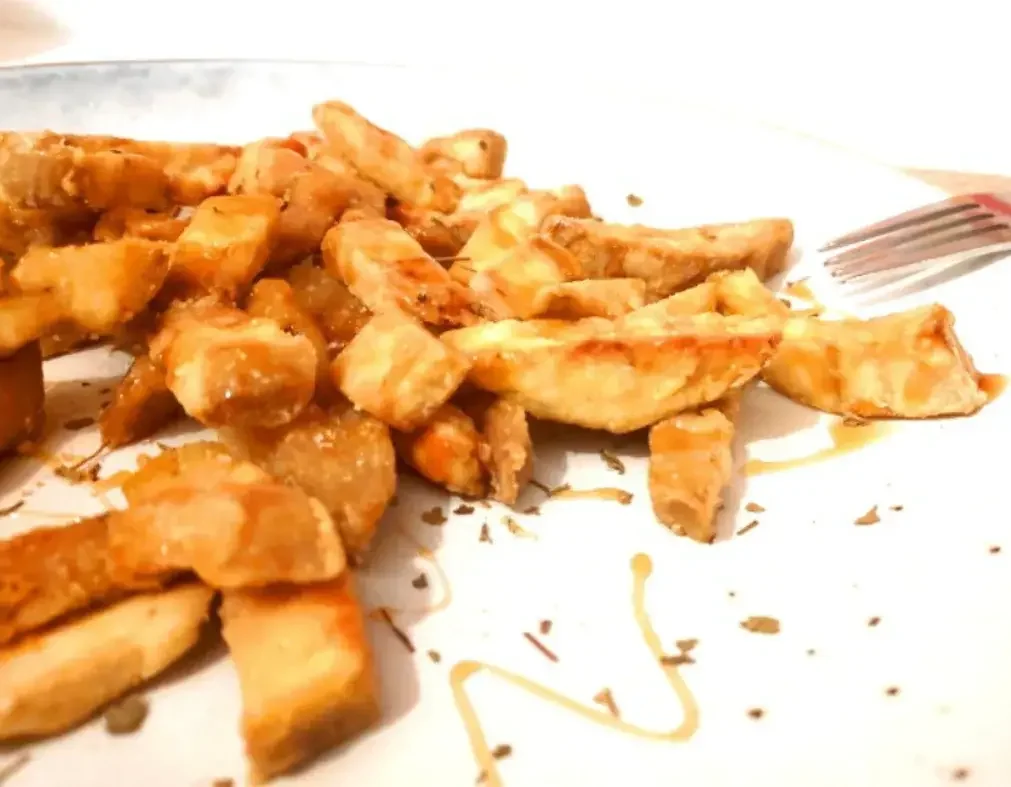 Aubergines with honey