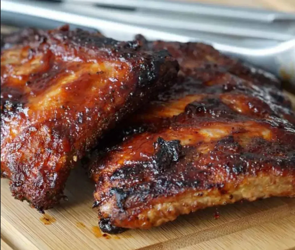 BBQ ribs in Air Fryer