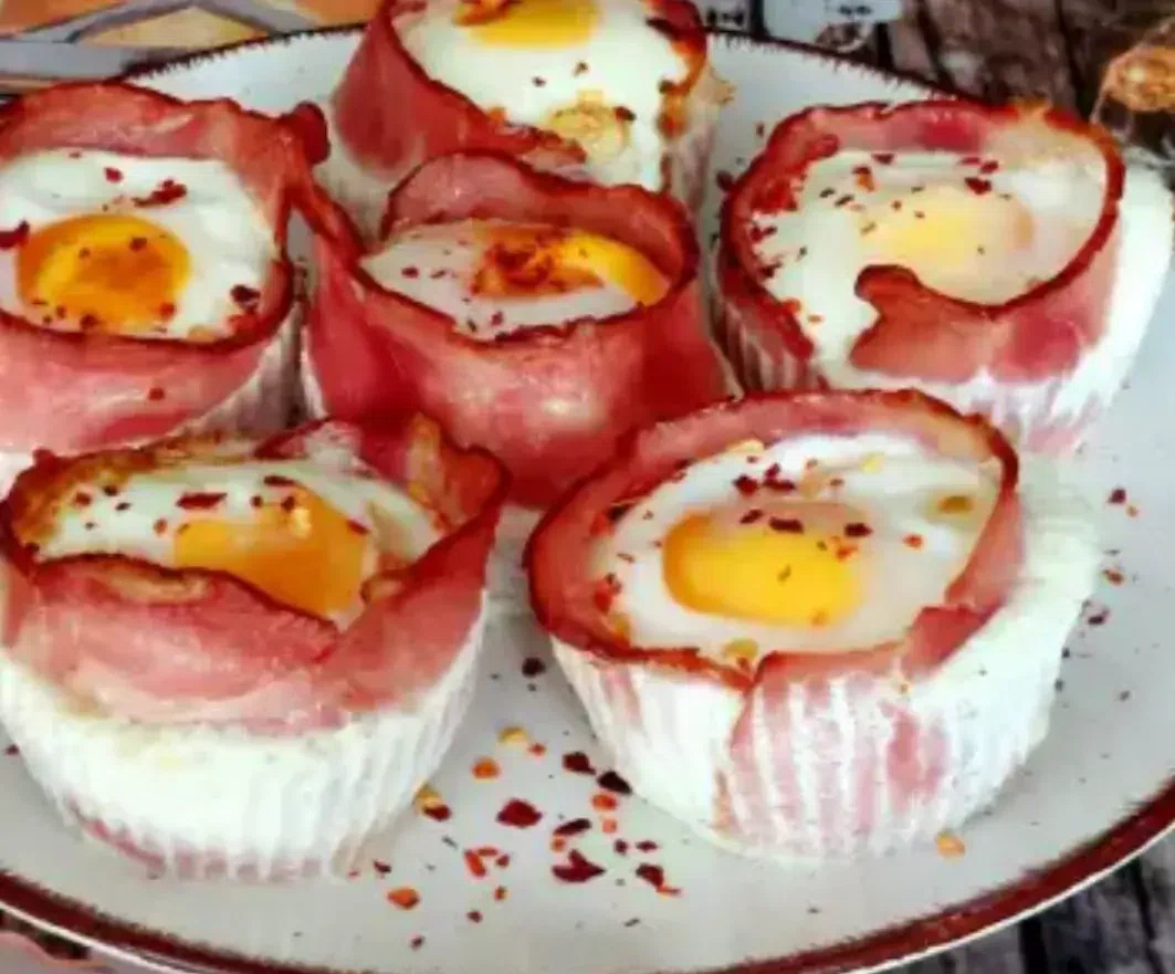 Cestas De Bacon Y Huevos En Freidora De Aire | Recetas Para Freidoras ...