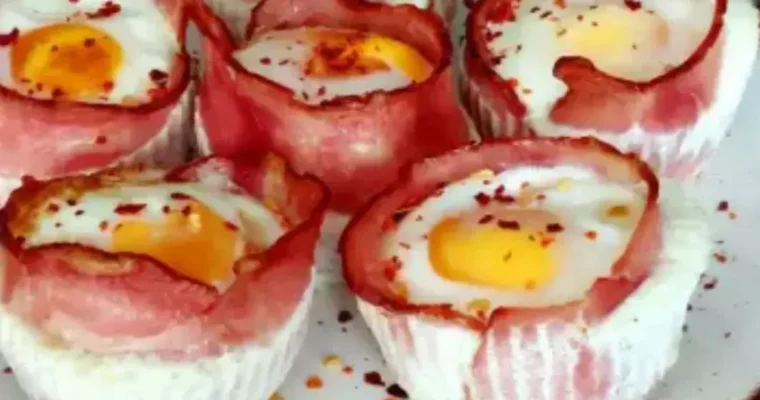 Bacon and egg baskets in Air Fryer