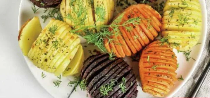 Beetroot and potatoes  in Air Fryer