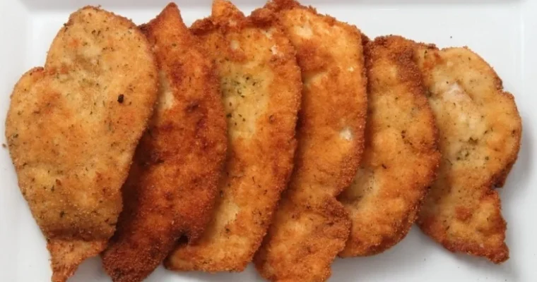 Breaded chicken fillets in Air Fryer