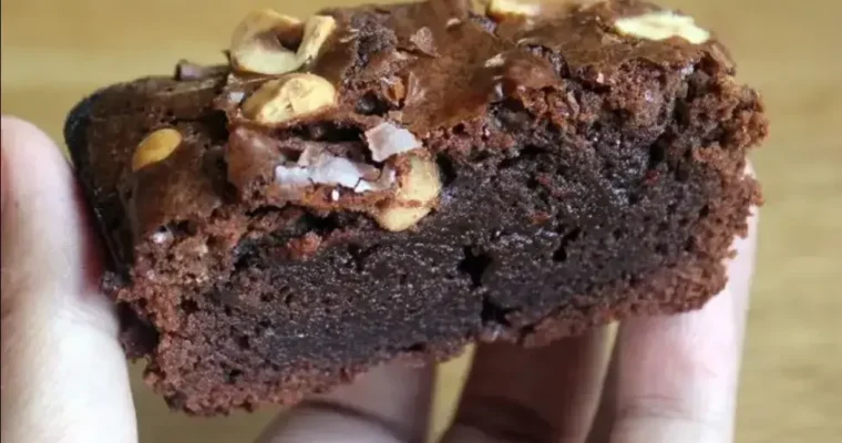 Brownie with walnuts in Air Fryer