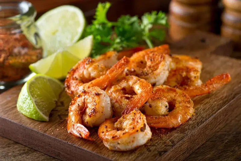 Cajun Air Fryer Shrimp