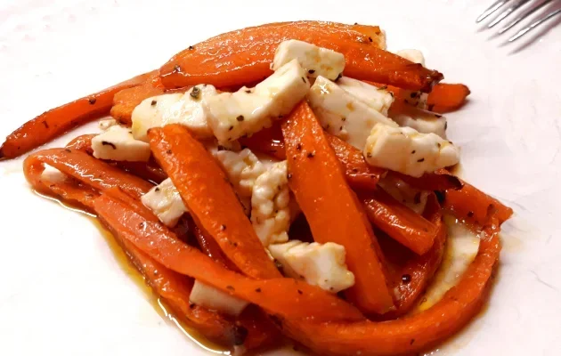 Carrots with honey and cream cheese  in Air Fryer