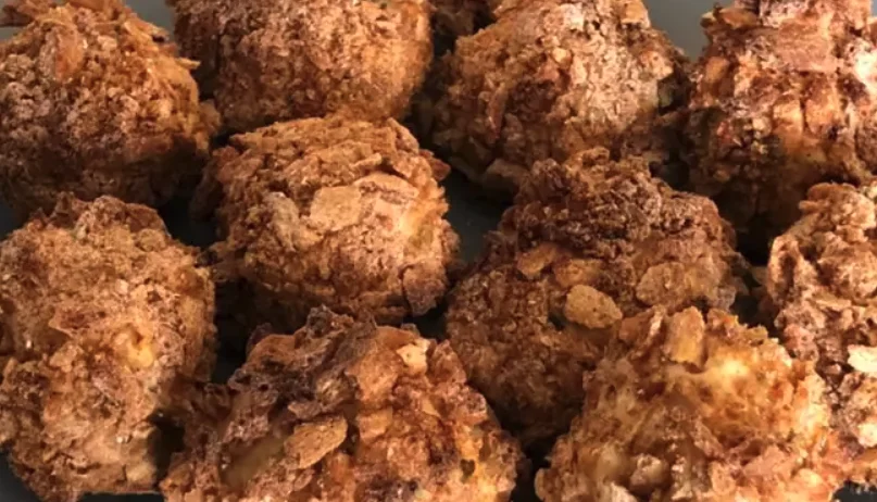 Air Fryer Cheesy Chicken Balls