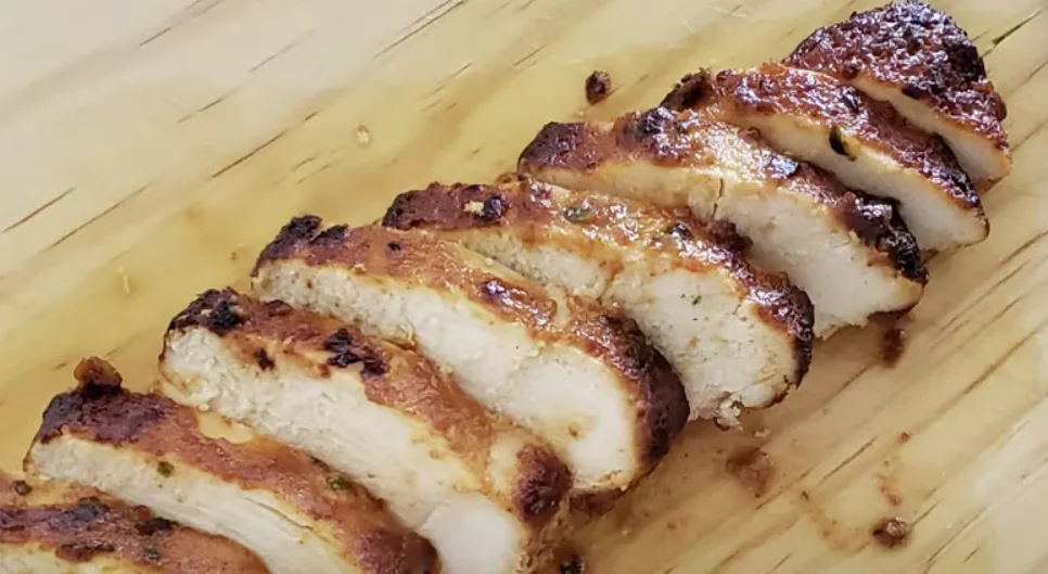 Chicken breast in mustard sauce in Air Fryer