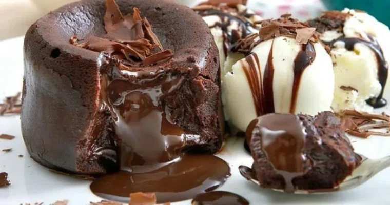 Chocolate coulant for air fryer