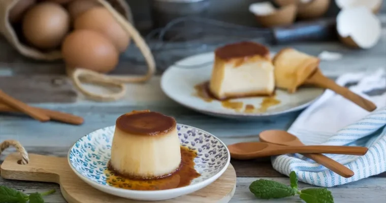 Condensed milk custard in Air Fryer
