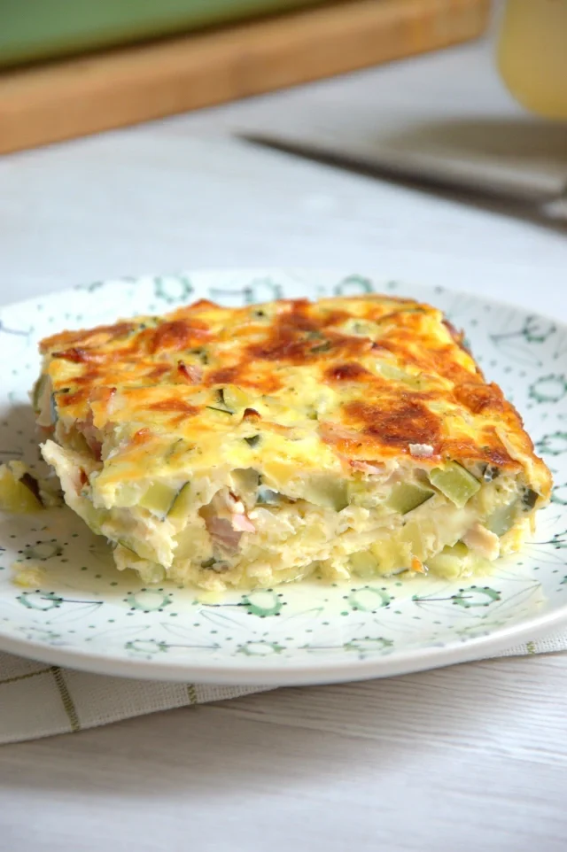 Courgette pie