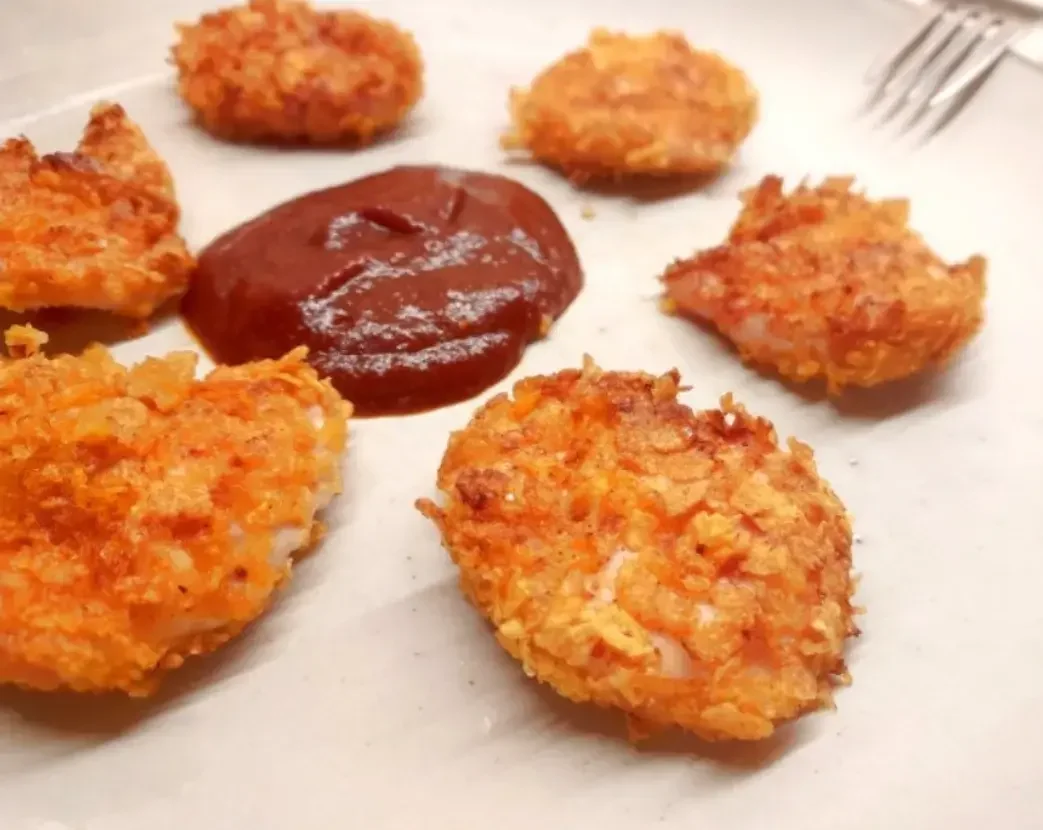 Air Fryer Cornflake Turkey Medallions