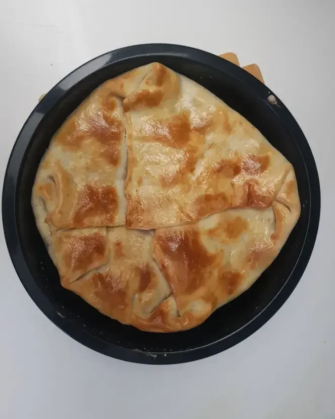 Air Fryer Tuna & Veggie Empanada