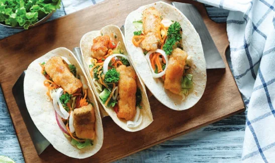 Fish tacos  in Air Fryer