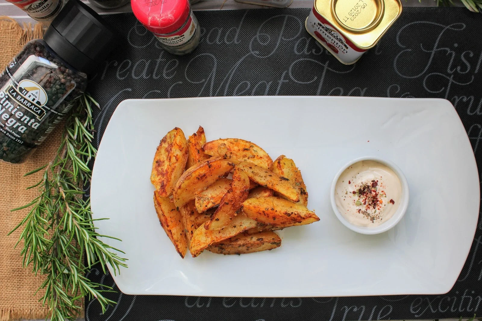 Air Fryer French Fries with Garlic Yogurt Dip
