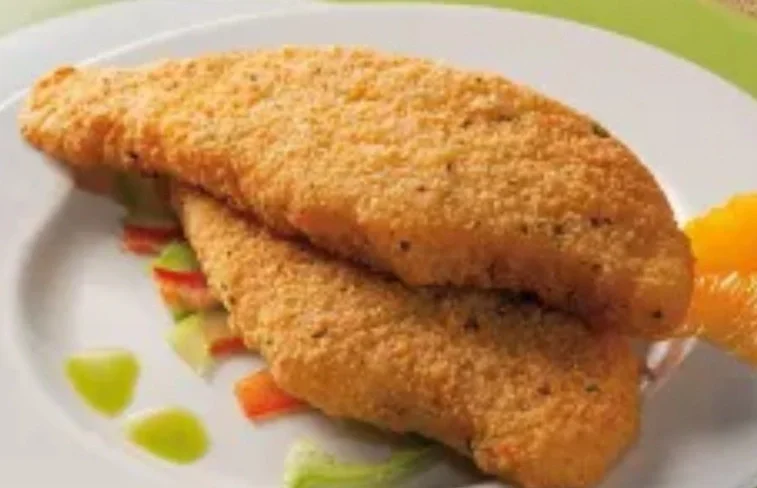 Frozen breaded hake in Air Fryer