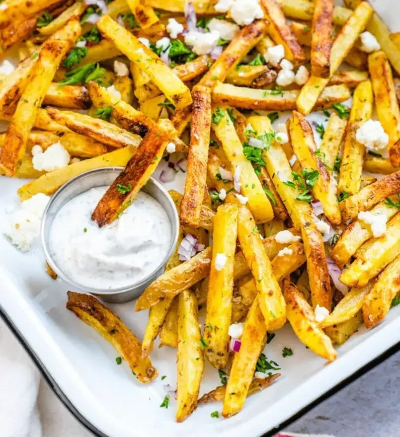 Greek-style fries