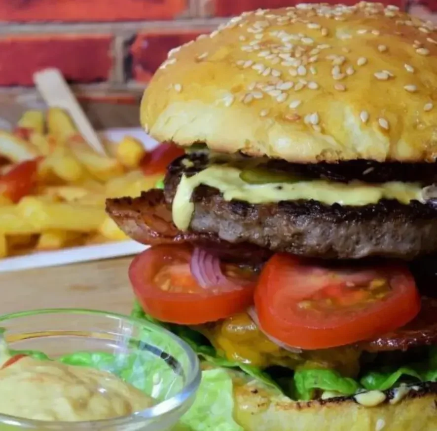 Air Fryer Hamburgers