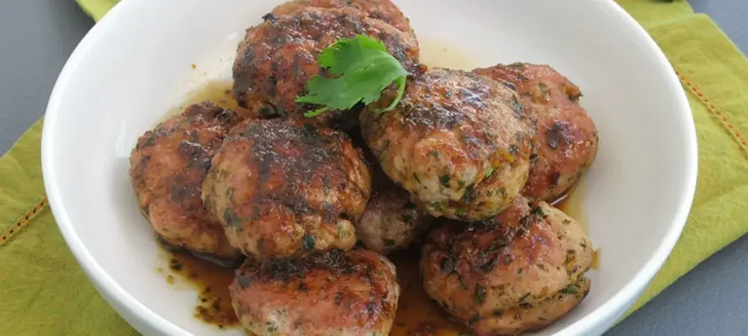 Japanese meatballs in Air Fryer