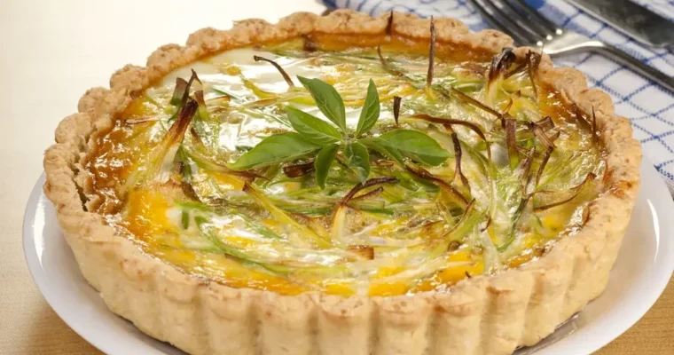 Leek quiche  in Air Fryer