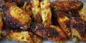 Marinated wings in Air Fryer