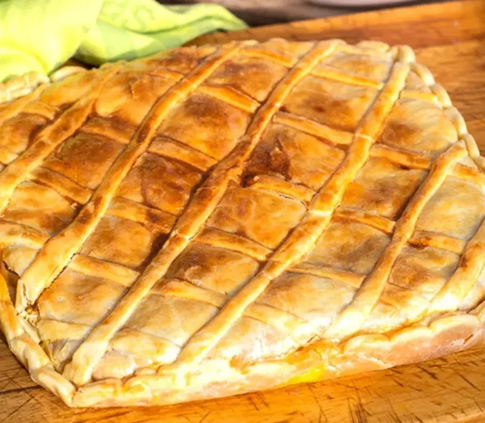Meat and aubergine pie in Air Fryer