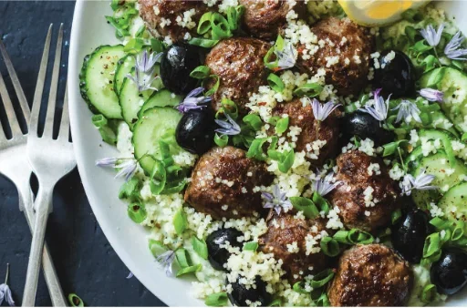 Mediterranean lamb meatballs in Air Fryer