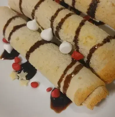 Nutella rolls in Air Fryer