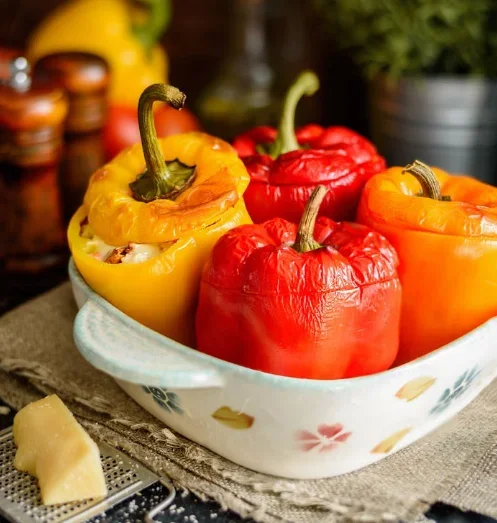 Air Fryer Tuna Stuffed Peppers