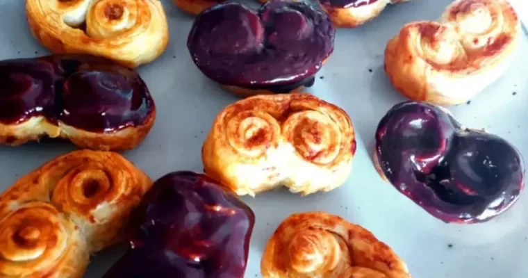 Puff pastry palm trees in Air Fryer