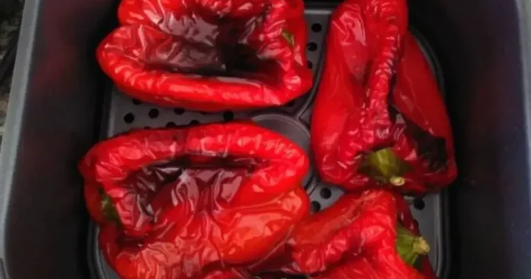 Roasted peppers in Air Fryer