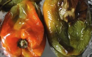 Roasted peppers in Air Fryer