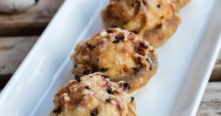 Stuffed mushrooms for air fryer