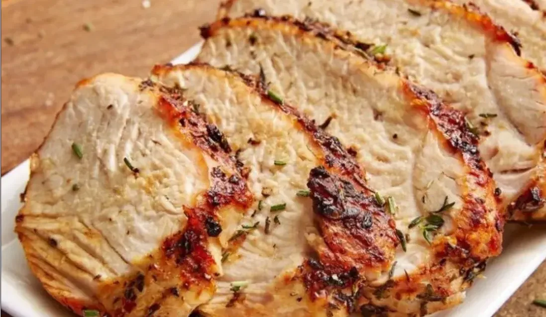 Air Fryer Herb Butter Turkey Breast