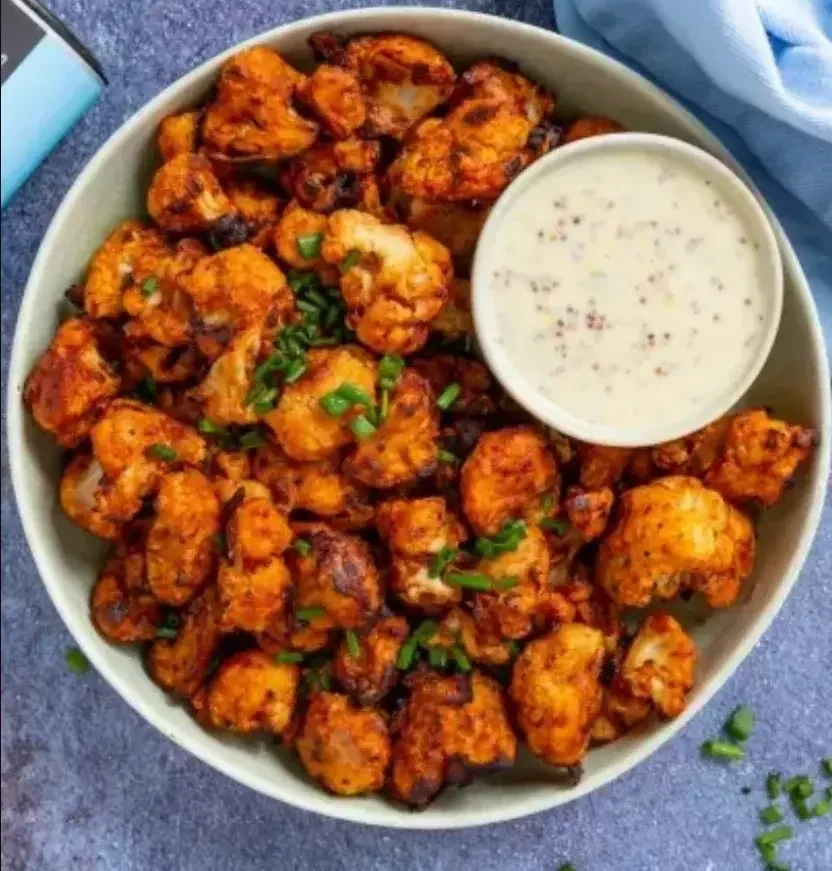 Vegan cauliflower wings in Air Fryer