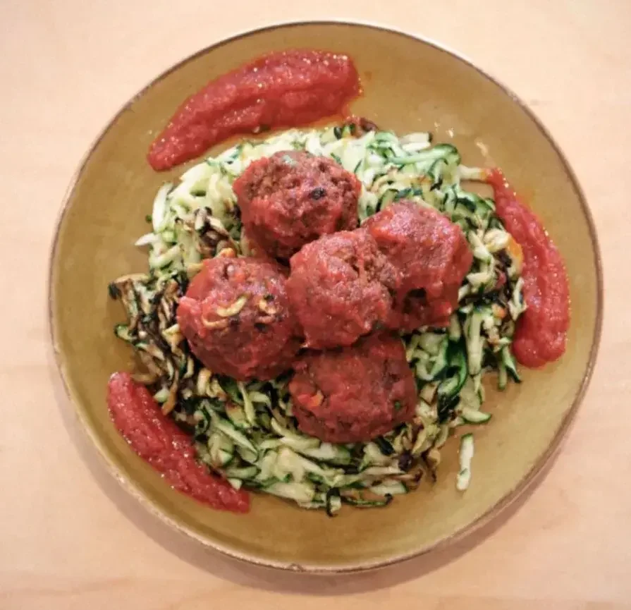 Vegan meatballs in Air Fryer