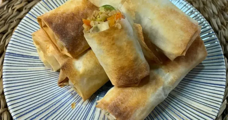Vegan spring rolls in Air Fryer