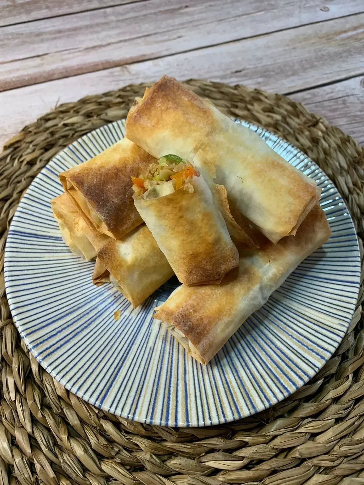 Vegan spring rolls in Air Fryer
