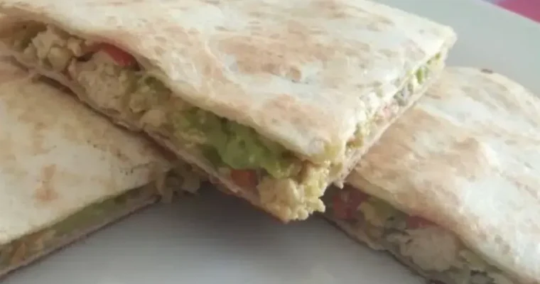 Chicken and avocado quesadillas for air fryer