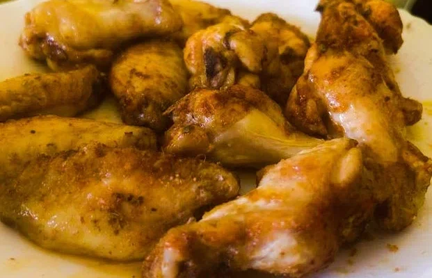 Chicken wings chill-curry for air fryer
