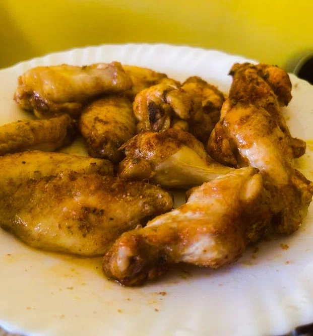 Chicken wings chill-curry for air fryer