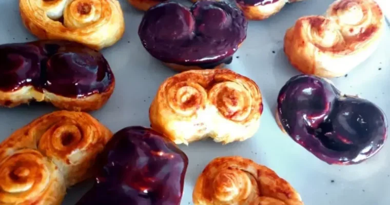 Puff pastry palm trees for air fryer