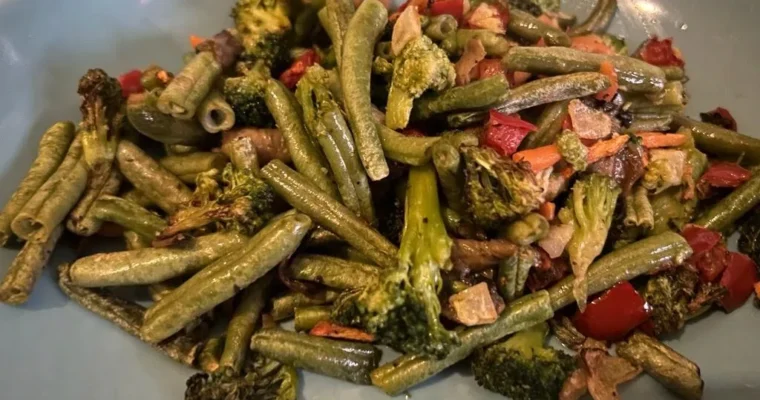 Vegetable stir-fry for air fryer