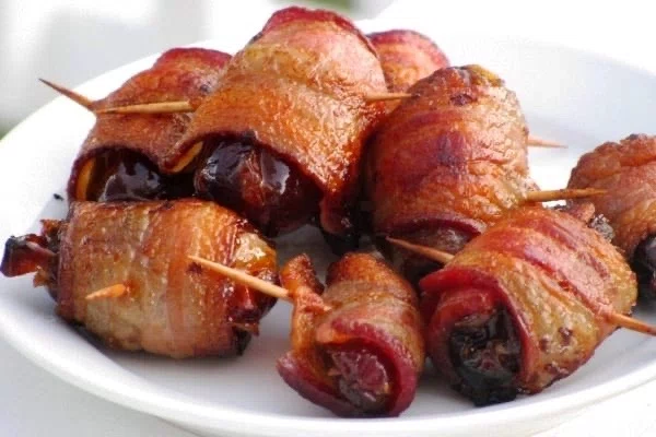 Dates with bacon for air fryer