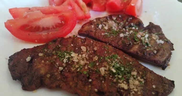 Fried liver fillets for air fryer
