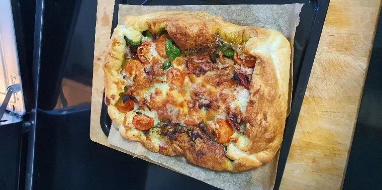 Healthy puff pastry for air fryer