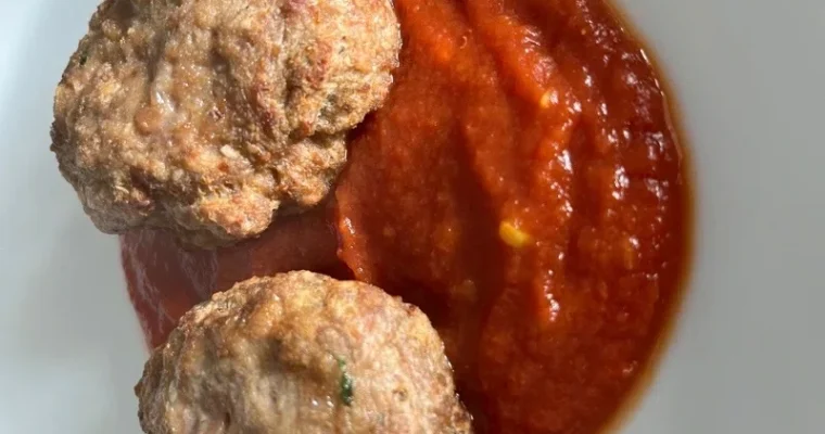 Russian steaks with tomato sauce for air fryer